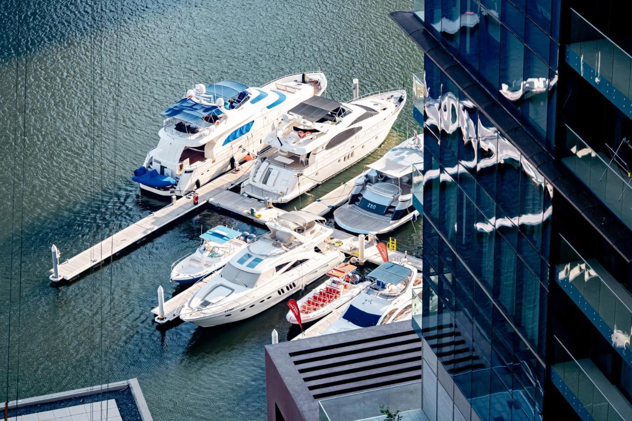 Higuests - Unique Studio With Stunning Panoramic Marina Views Дубай Экстерьер фото