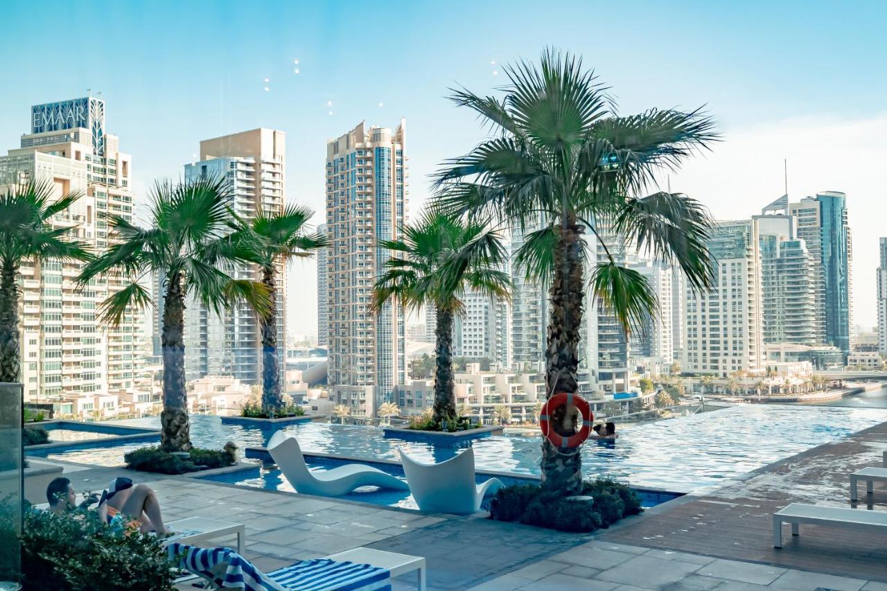 Higuests - Unique Studio With Stunning Panoramic Marina Views Дубай Экстерьер фото